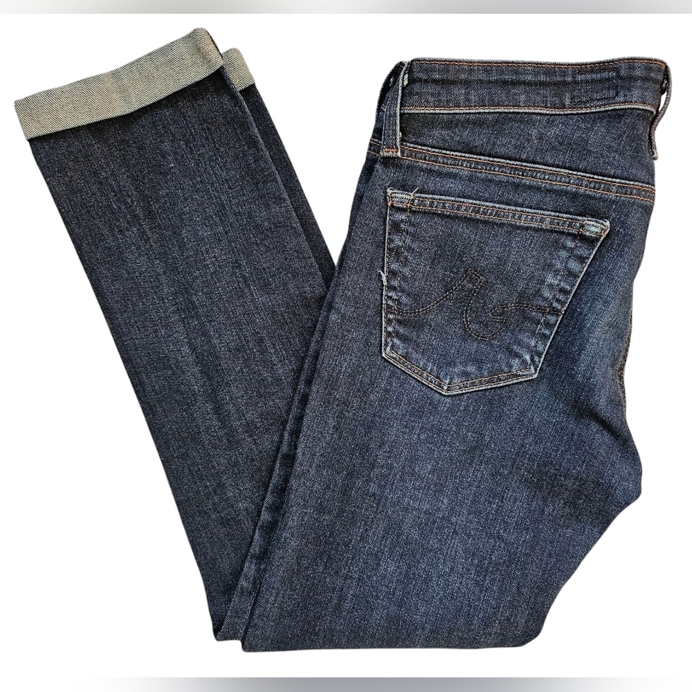 AG Adriano Goldschmied "The Stevie Roll Up Slim Straight" Size 26R - Picture 7 of 12